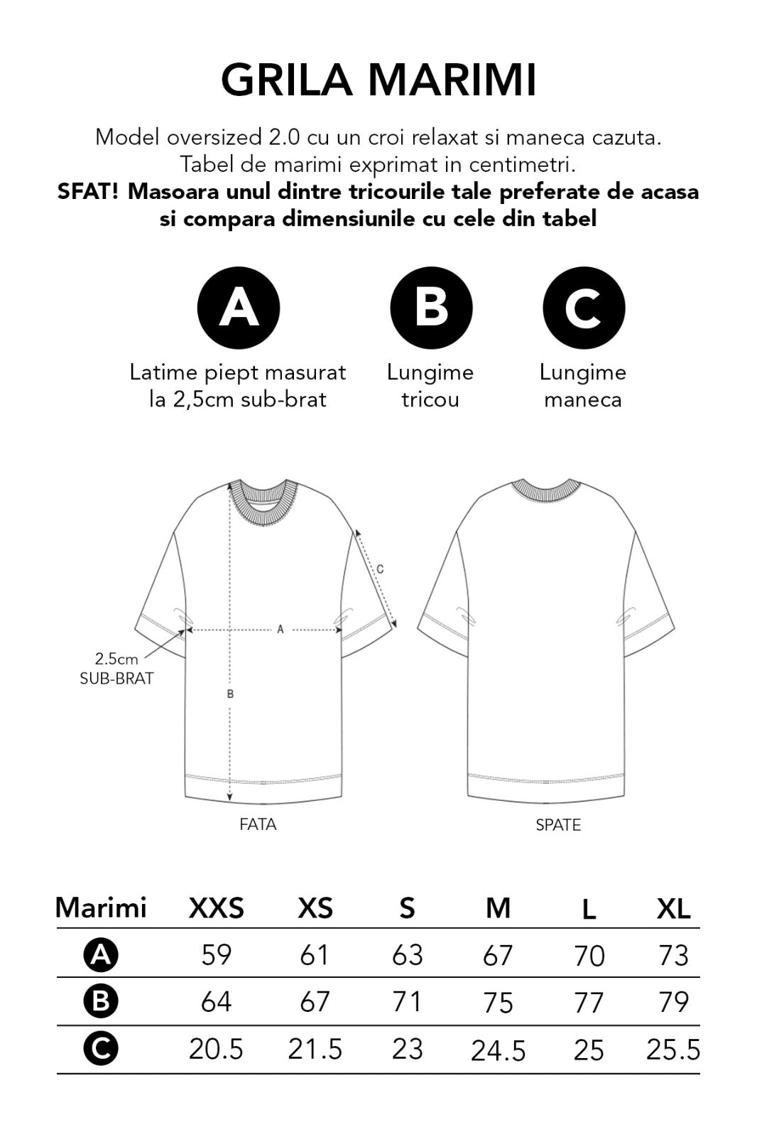 tricou oversized 2.0 unisex oricum se află